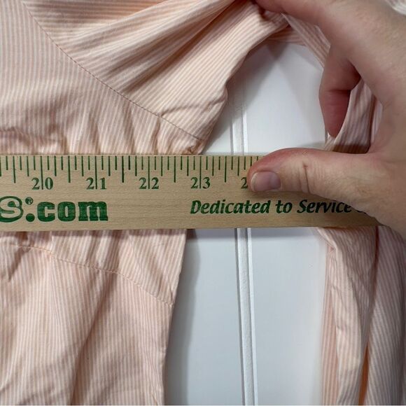 Nwt Long Tall Sally Shirt 16 Button Down Tunic Pocket Long Sleeve-pen marks - Picture 8 of 13